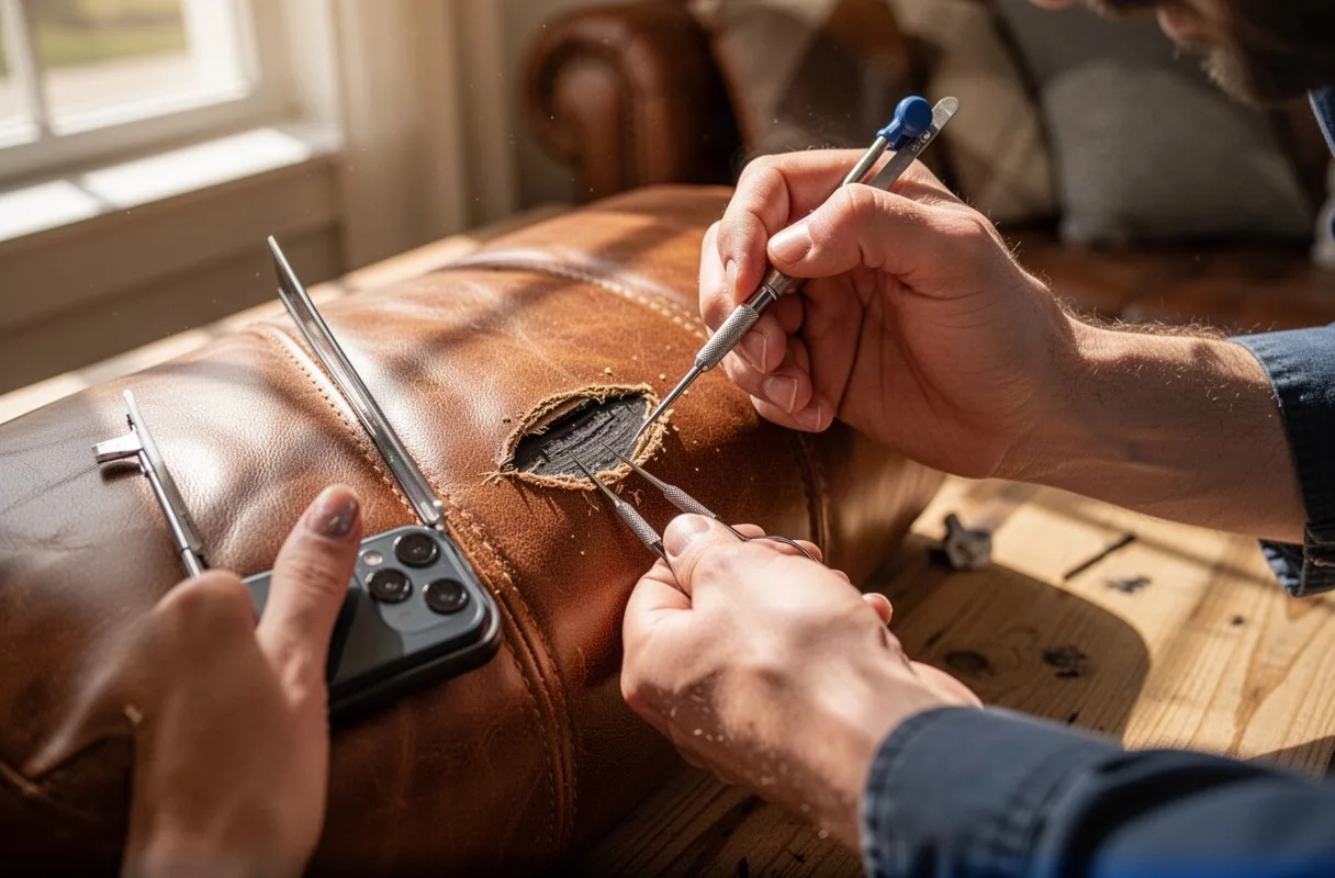 Leather Furniture Repair & Recolouring
